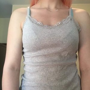 Gray tank top